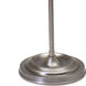 Coach 36 inch 60 watt Antique Silver Floor Lamp Portable Light