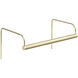 Slim-line 45 watt 16 inch Polished Brass Picture Light Wall Light