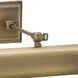 Oxford 100 watt 30 inch Antique Brass Picture Light Wall Light