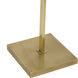 Andover 45 inch 60 watt Antique Brass Floor Lamp Portable Light