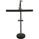 River North 32 inch 6.50 watt Black and Satin Nickel Task Lamp Portable Light