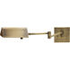 Pinnacle 1 Light 7 inch Antique Brass Wall Lamp Wall Light