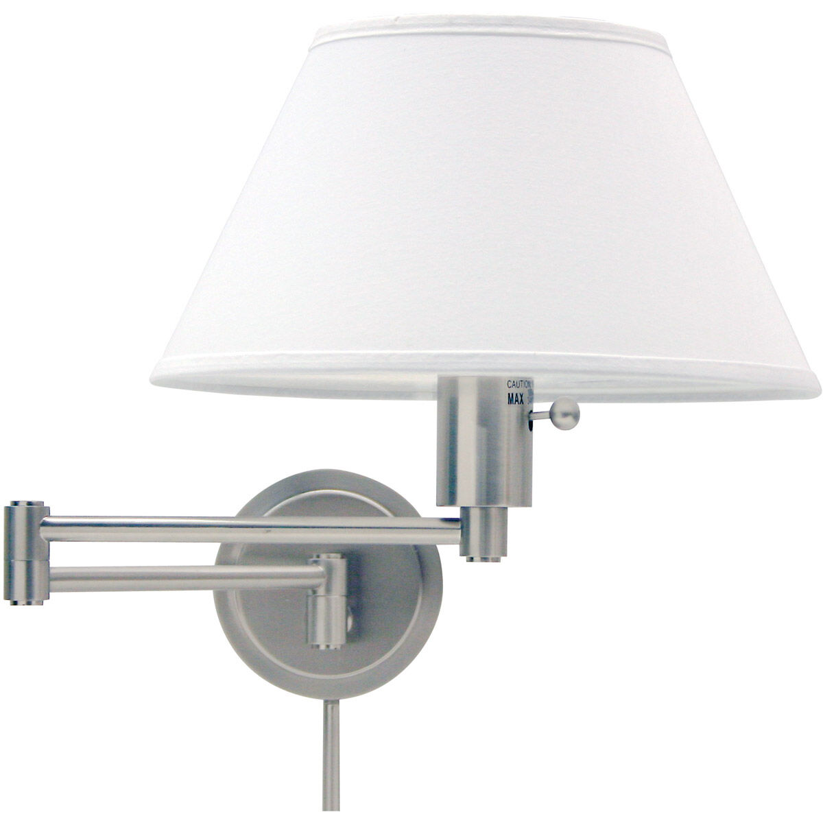 Home/Office 1 Light 12 inch Satin Nickel Wall Lamp Wall Light in 12.5