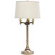 Lancaster 32 inch 150 watt Antique Brass Table Lamp Portable Light