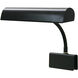 Grand Piano 9 inch 25 watt Black Piano Lamp Portable Light