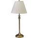 Vergennes 30 inch 100 watt Antique Brass Table Lamp Portable Light