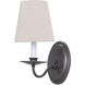 Lake Shore 1 Light 5 inch Mahogany Bronze Wall Lamp Wall Light