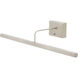 Slim-line 4 watt 24 inch Satin Nickel Picture Light Wall Light, Battery Operated 