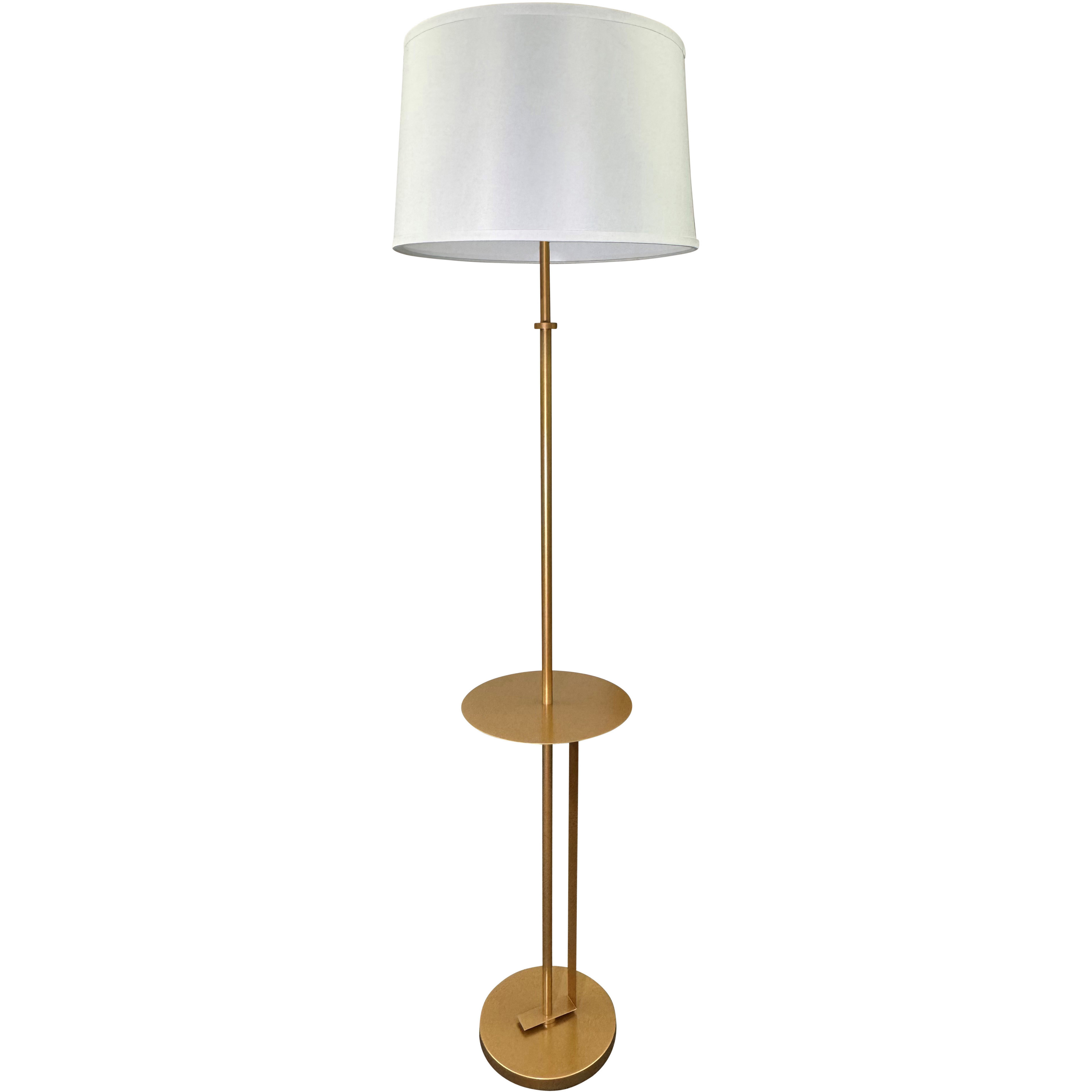 Lyndon 69 inch 150.00 watt Heritage Gold and Black Floor Lamp Portable Light