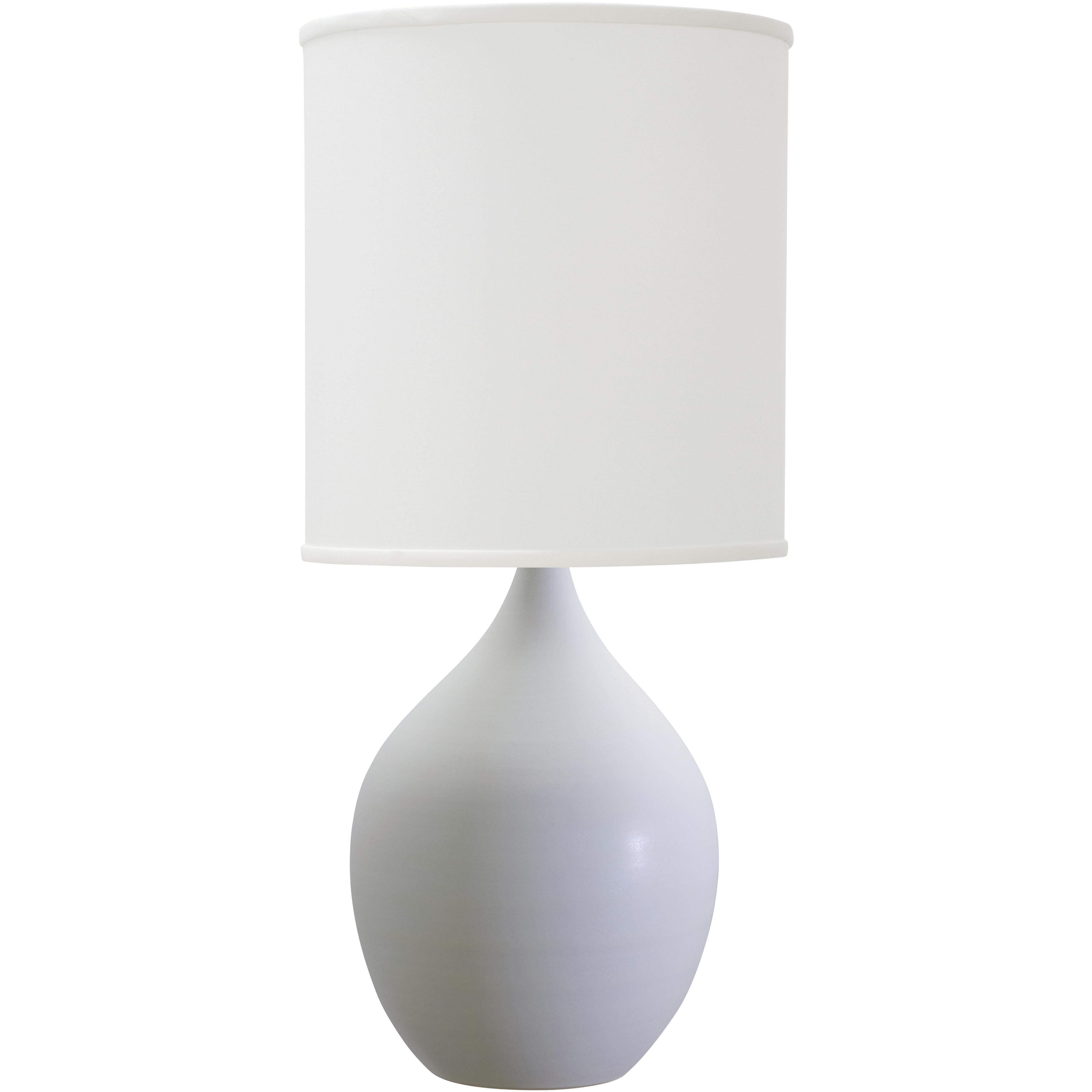 Scatchard 24 inch 150.00 watt Scored Black Matte Table Lamp Portable Light