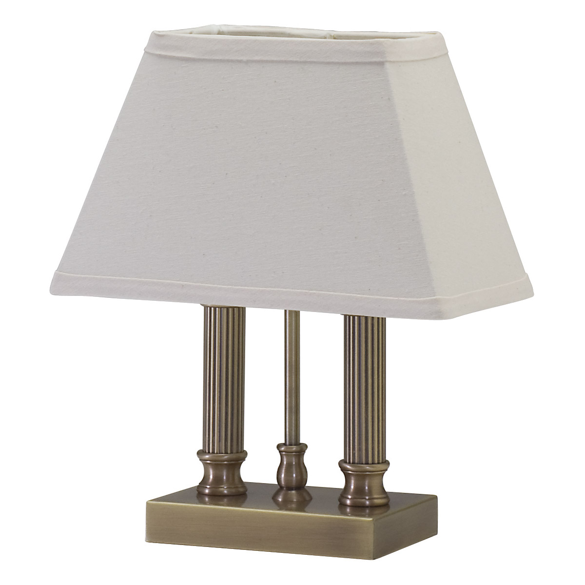 Coach 13 inch 60 watt Antique Brass Table Lamp Portable Light