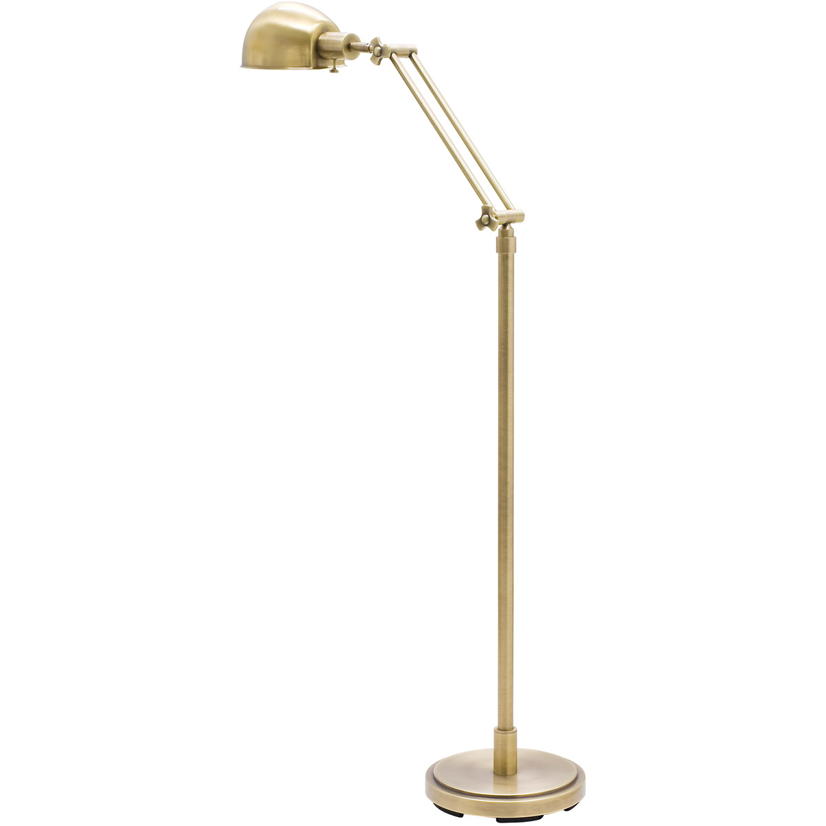 Addison 48 inch 75 watt Antique Brass Floor Lamp Portable Light