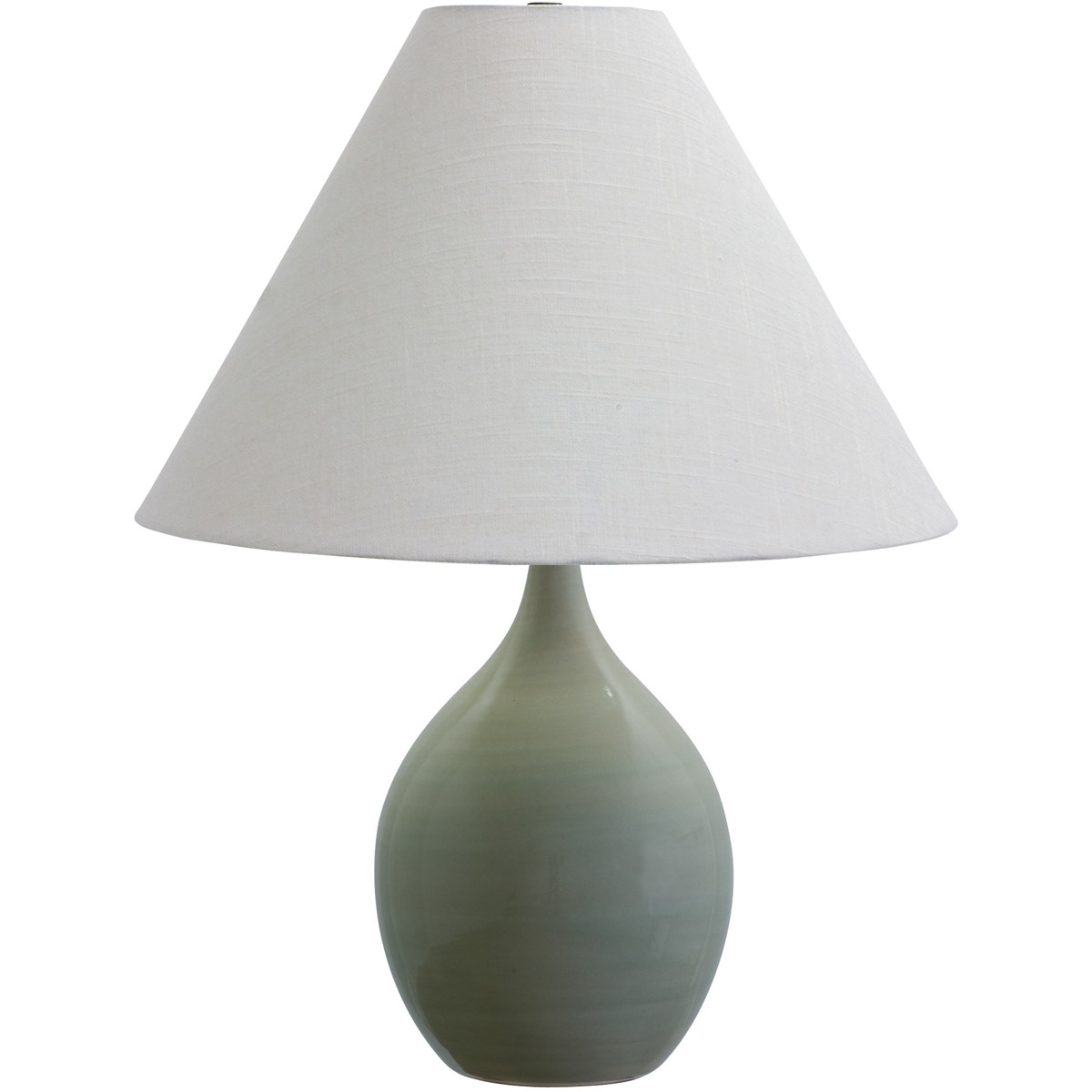 Scatchard 23 inch 150 watt Celadon Table Lamp Portable Light in 22.5
