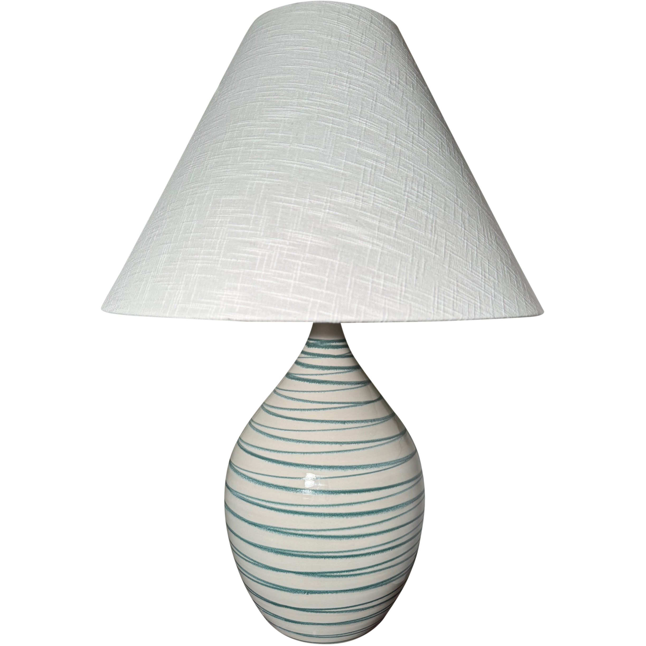 Scatchard 28 inch 250.00 watt Emerald Wave Table Lamp Portable Light