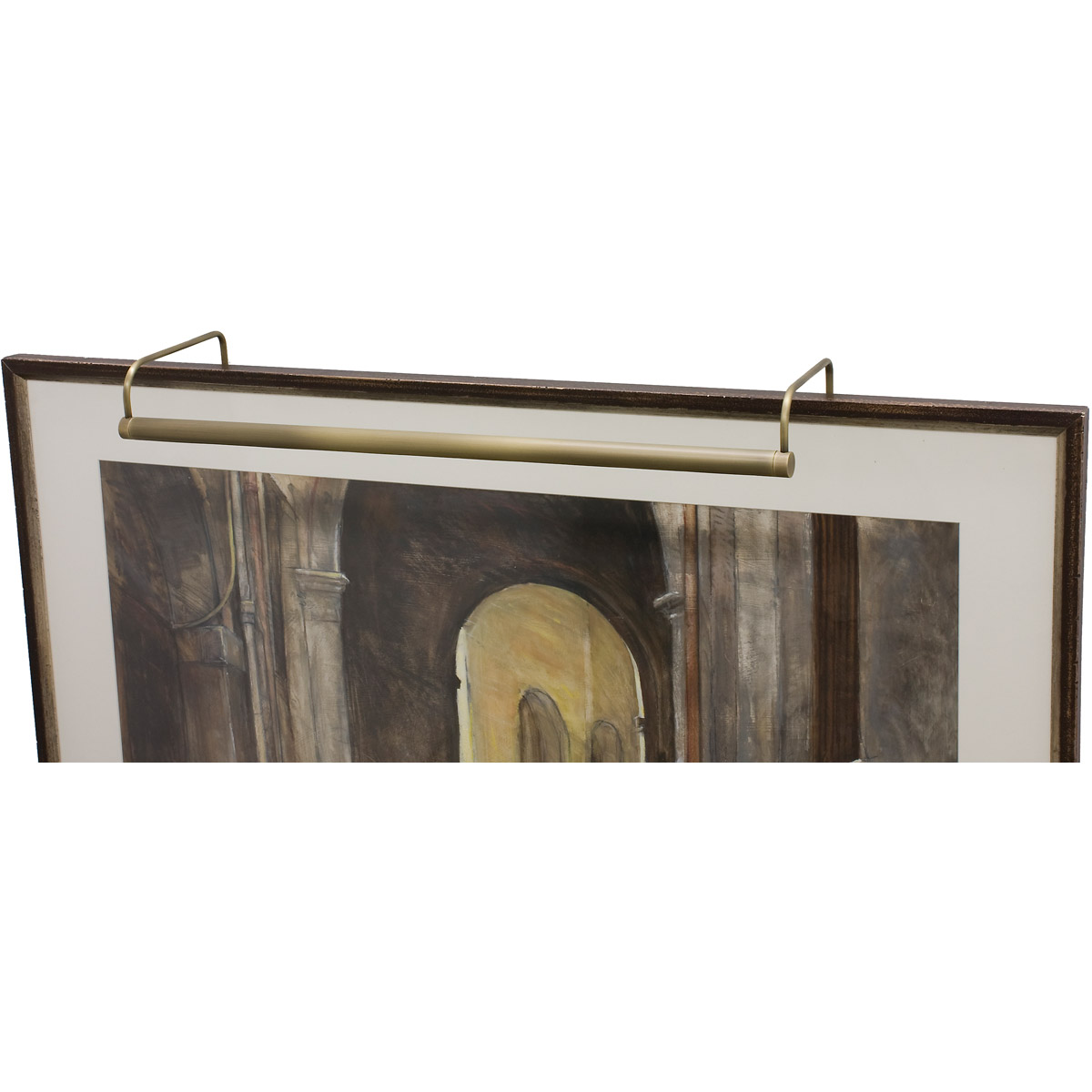 Slim-line 120 watt 40 inch Antique Brass Picture Light Wall Light