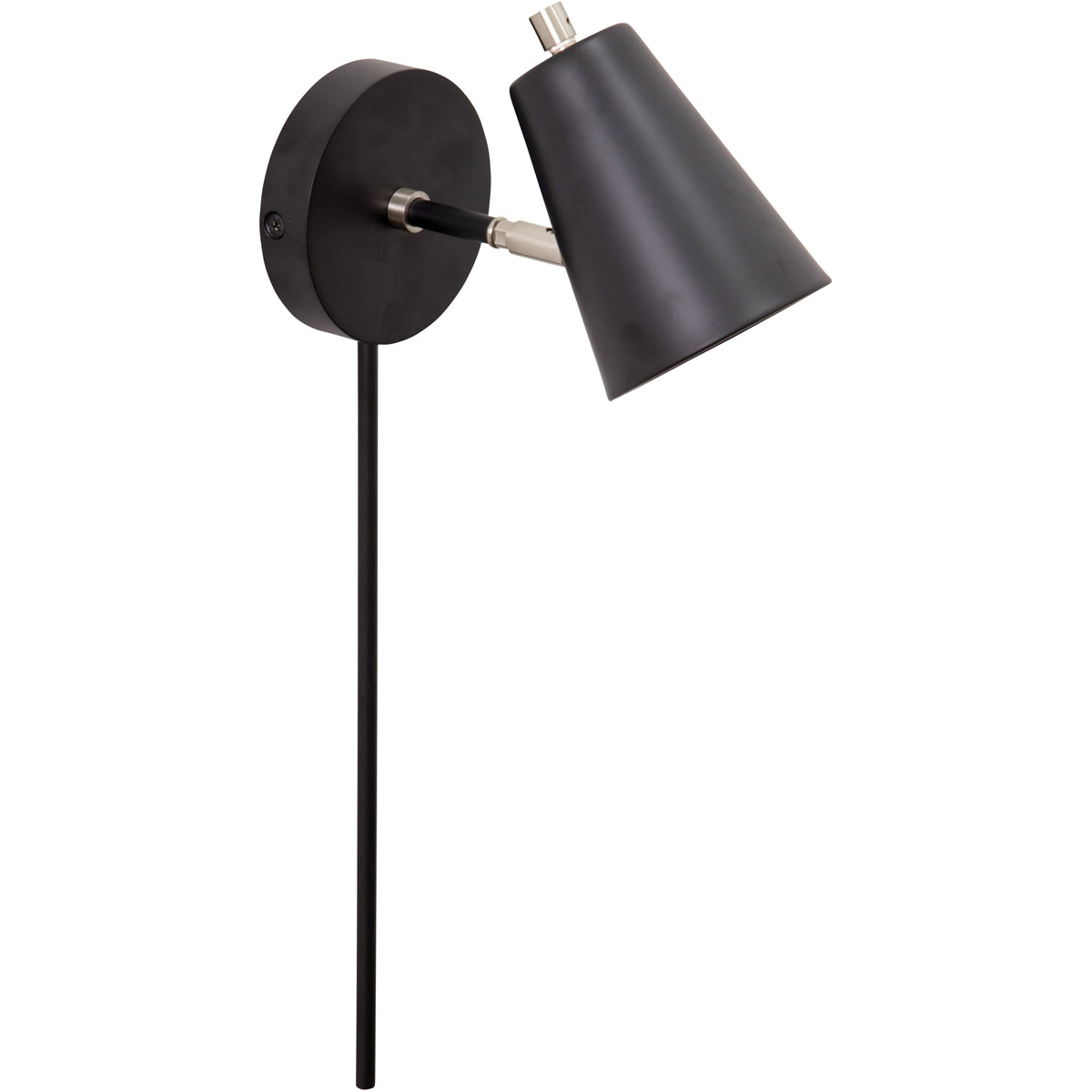 Kirby LED 5 inch Black Wall Lamp Wall Light