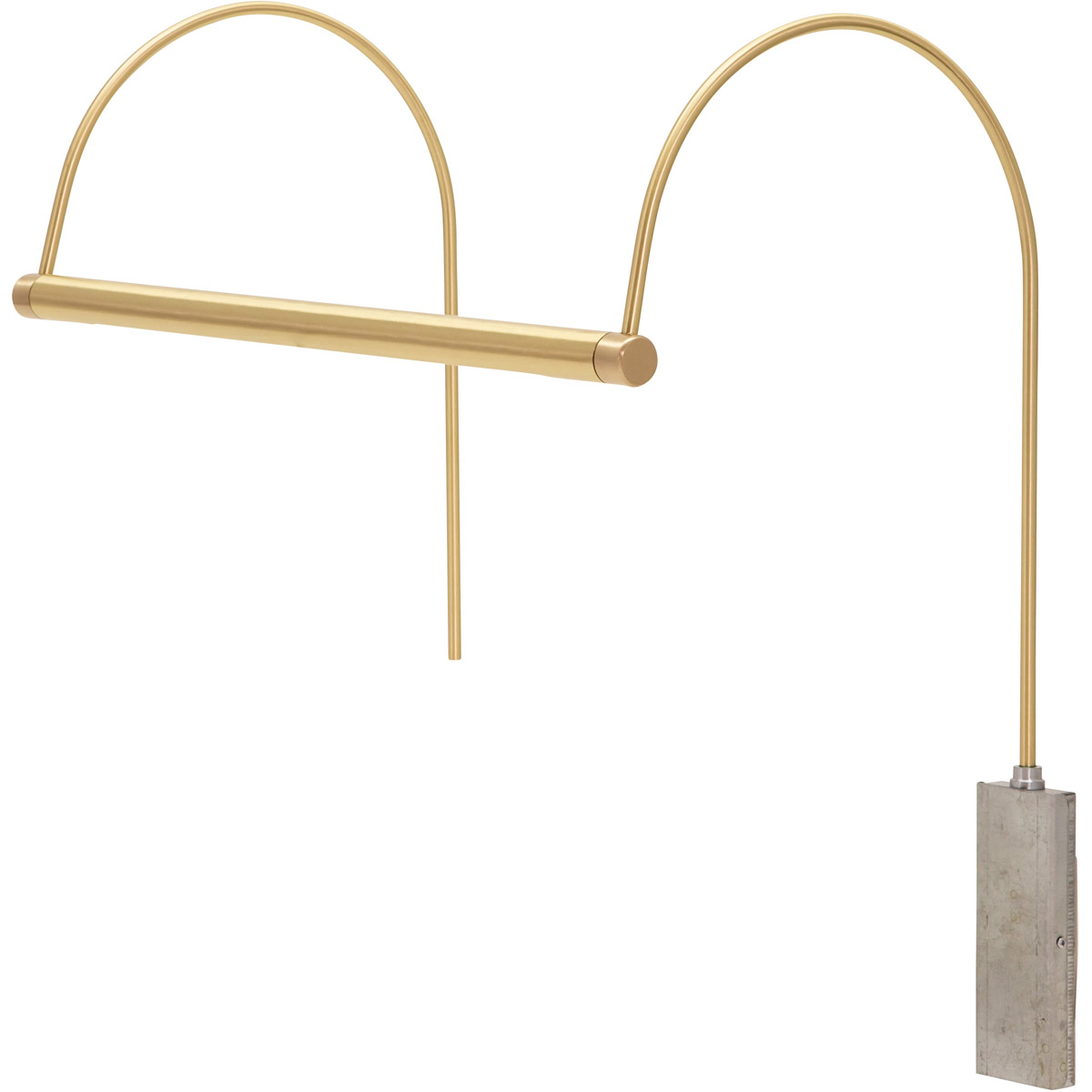 Ultra Slim-line 4.5 watt 15 inch Satin Brass Picture Light Wall Light