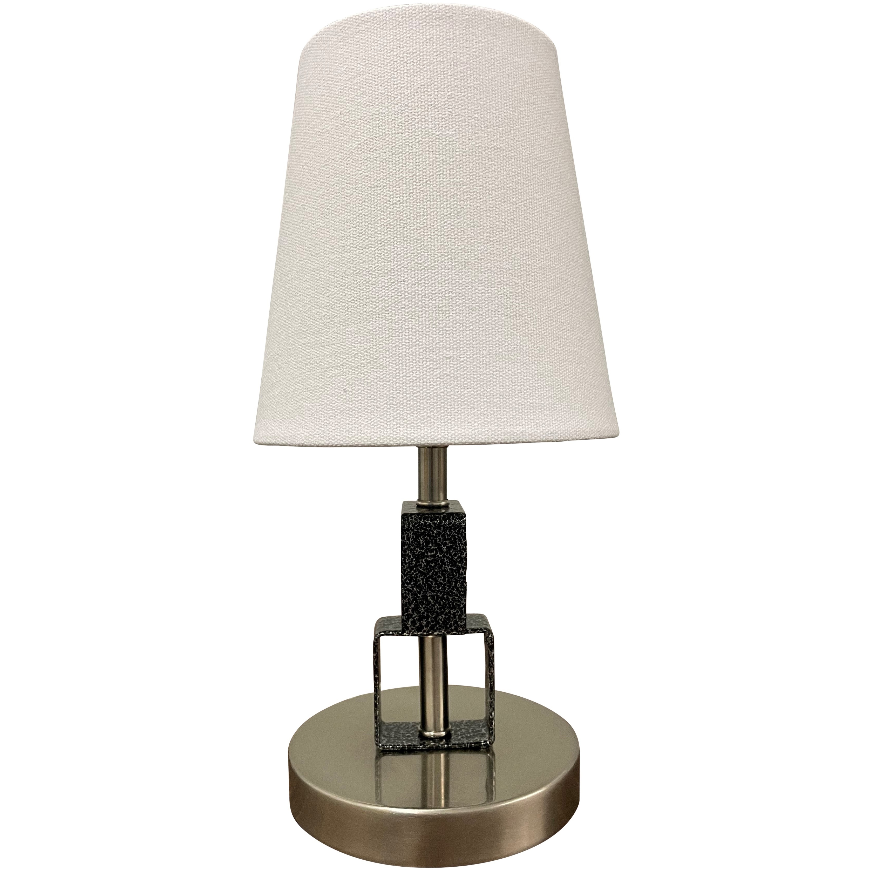 Bryson 12.75 inch 60 watt Satin Nickel and Supreme Silver Table Lamp Portable Light