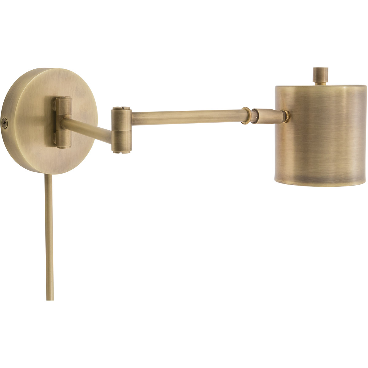 Morris LED 5 inch Antique Brass Wall Lamp Wall Light
