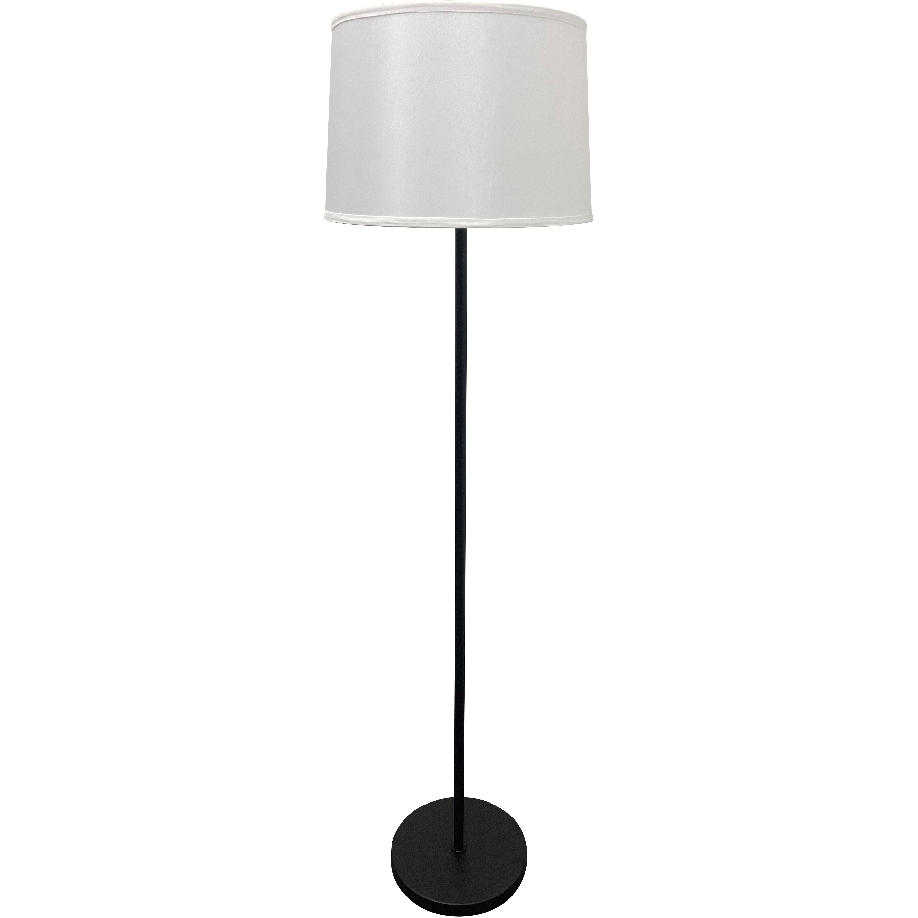 Sawyer 63 inch 150.00 watt Black and Satin Nickel Floor Lamp Portable Light