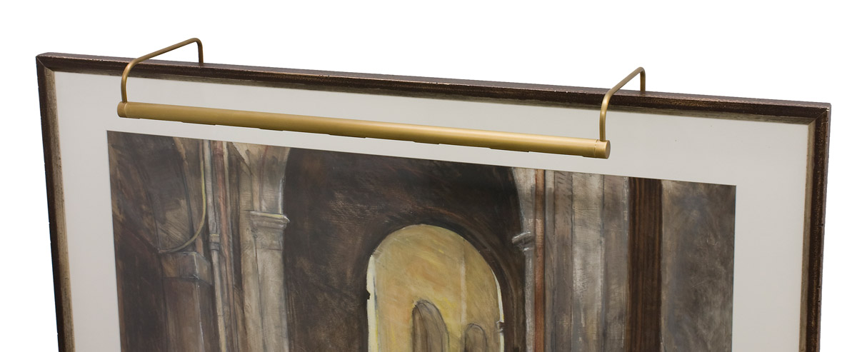 Slim-line 45 watt 16 inch Weathered Brass Picture Light Wall Light