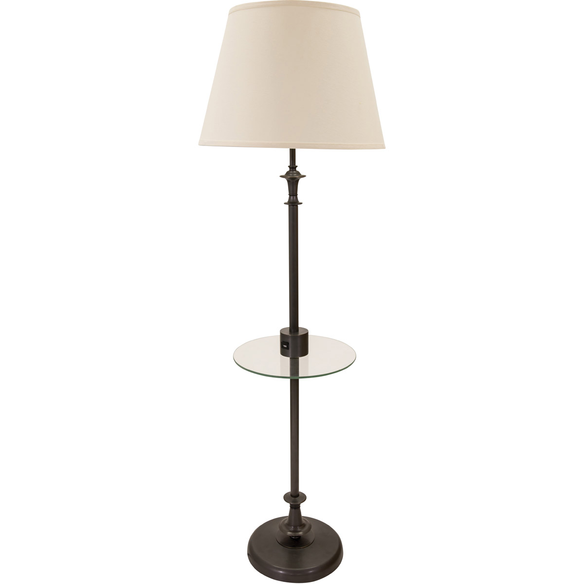 Randolph 57 inch 100 watt Oil Rubbed Bronze Floor Lamp Portable Light